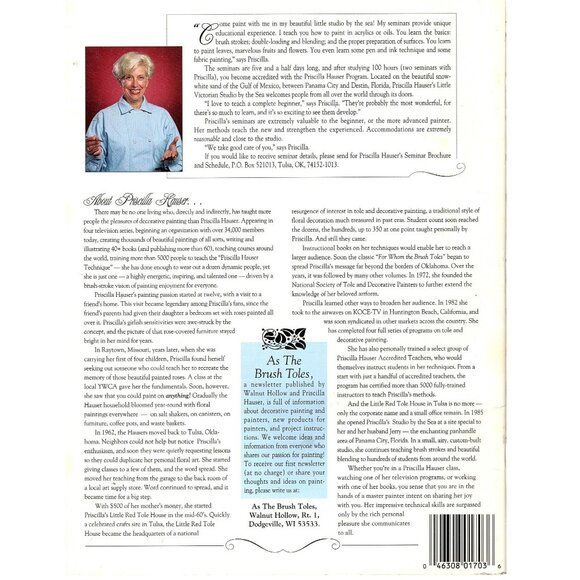 Priscilla Hausers Fruits and Vegetables Painting Book 1 Step-By-Step Instruction - Picture 2 of 2